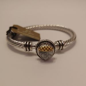 NWT Acorn Bracelet w/ removable mini 12mm Snap
